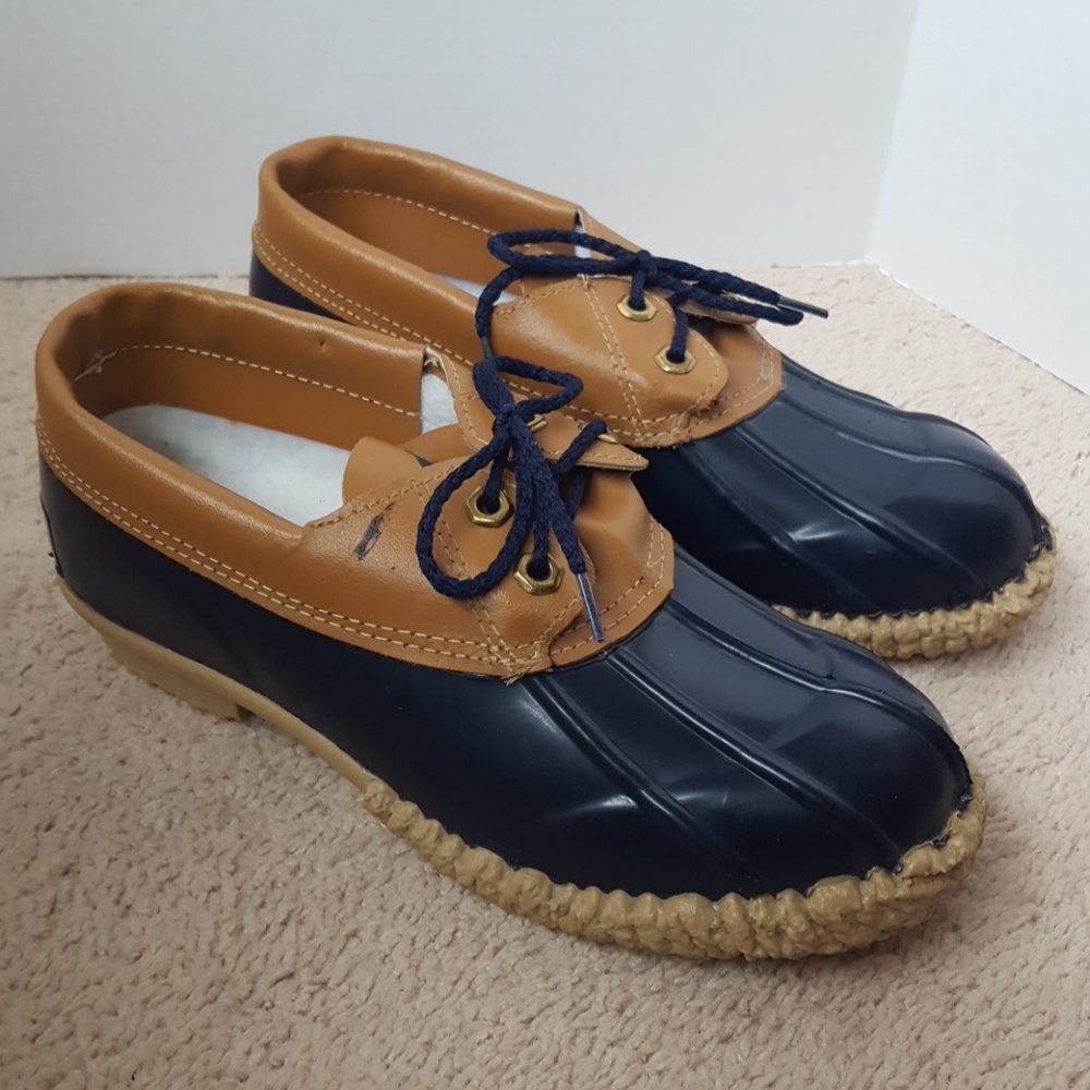 Kodiak fleece lined leather rubber duck shoe sz 8